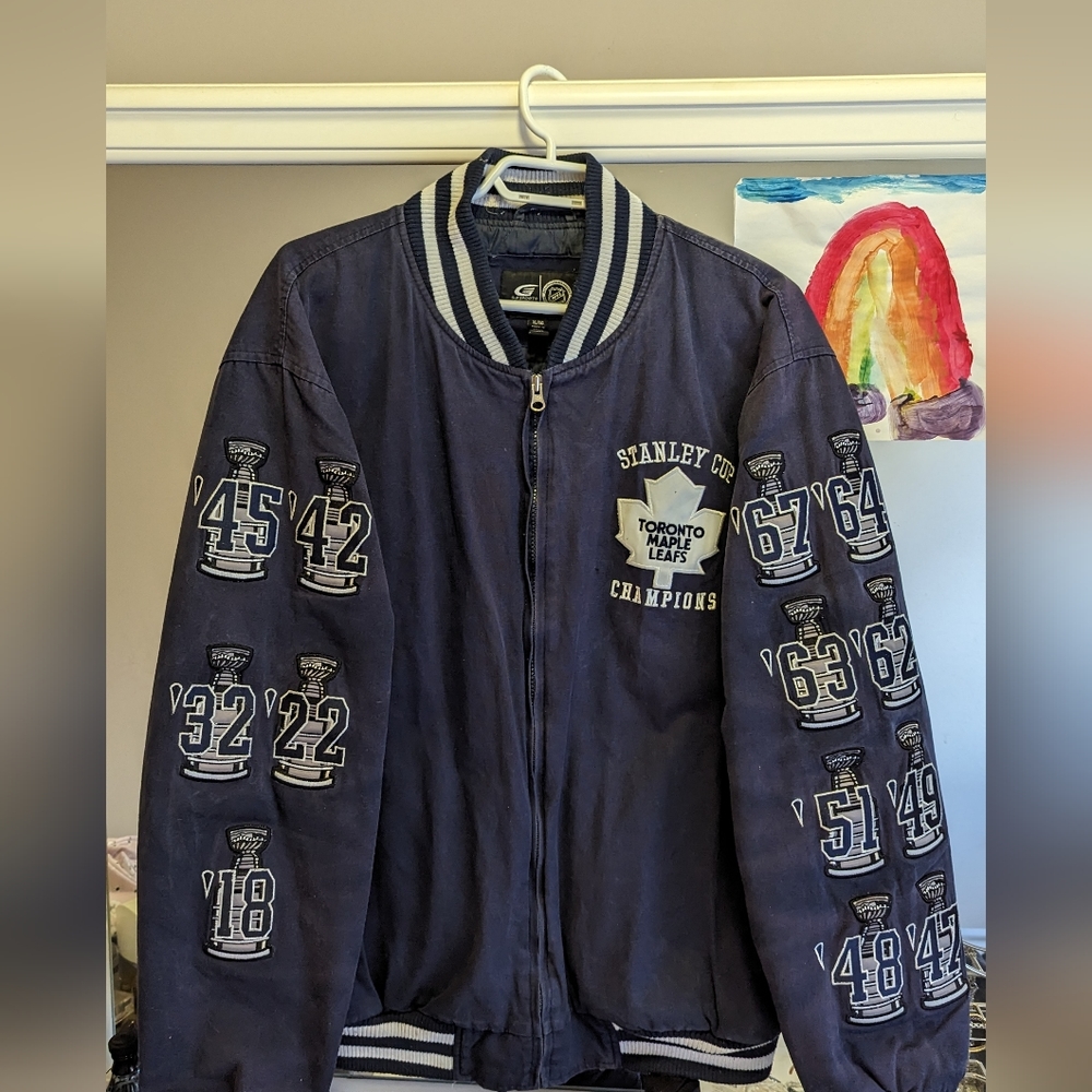 Vintage Toronto Maple Leafs 13time Stanley Cup Champions Jacket